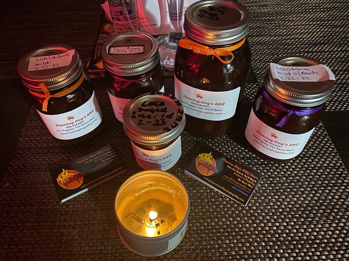 Flaming Hogs BBQ Sauce, Homemade All Natural Texas Cajun Style BBQ Sauce