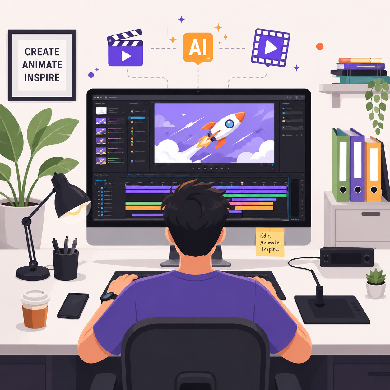I Will Create Professional AI Motion Graphics Video Ads for Brands & Products