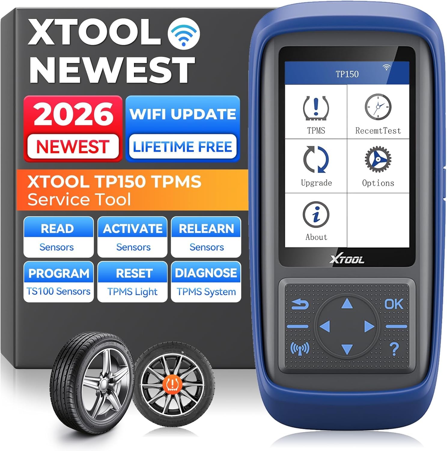 XTOOL TP150 TPMS Programming Tool 2026 Relearn Activate