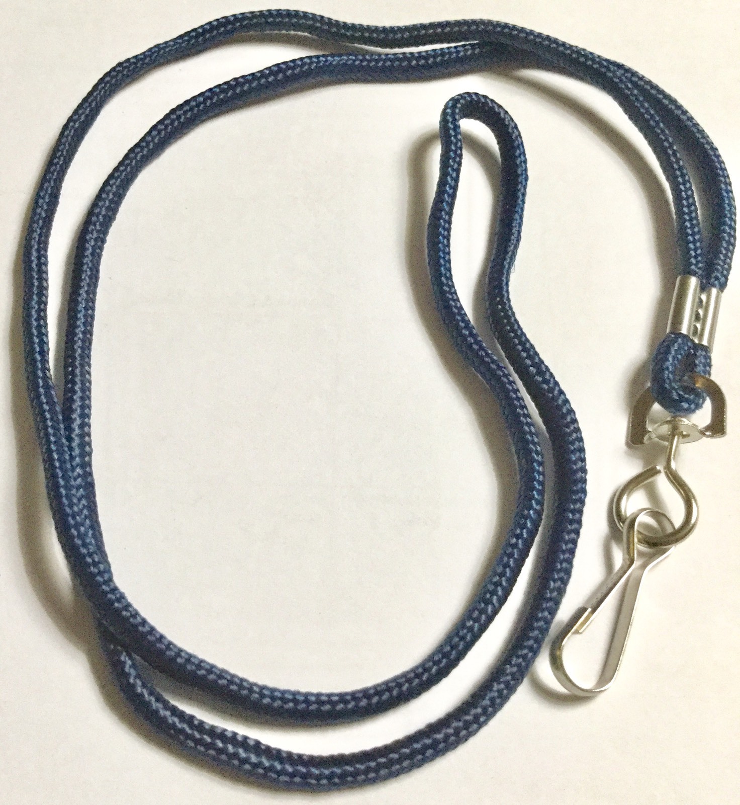 3 Blue Rope Lanyards For I.D. 36″ Rope