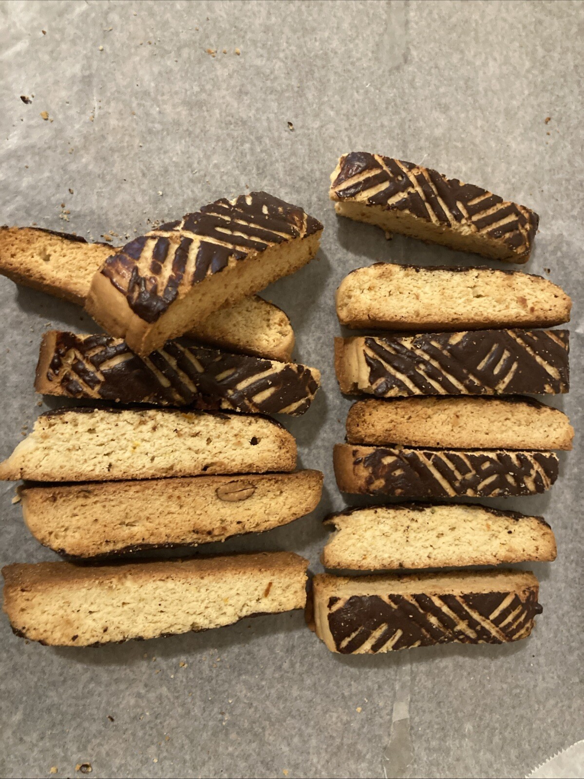 Croquet Biscotti Cookies Made Fresh At Home Just For You, 14 Piece 450 Grams.