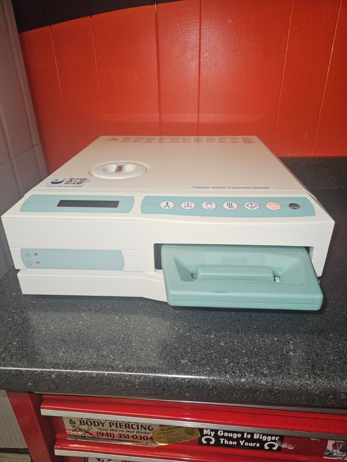scican STATIM 2000 refurbished with cassette and waste bottle