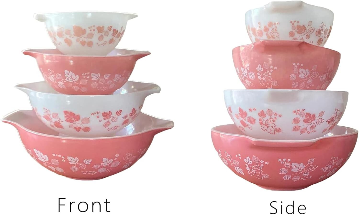 4Pcs Display Stands for Pyrex Mixed Cinderella Bowls Stacker Stacking Rings New