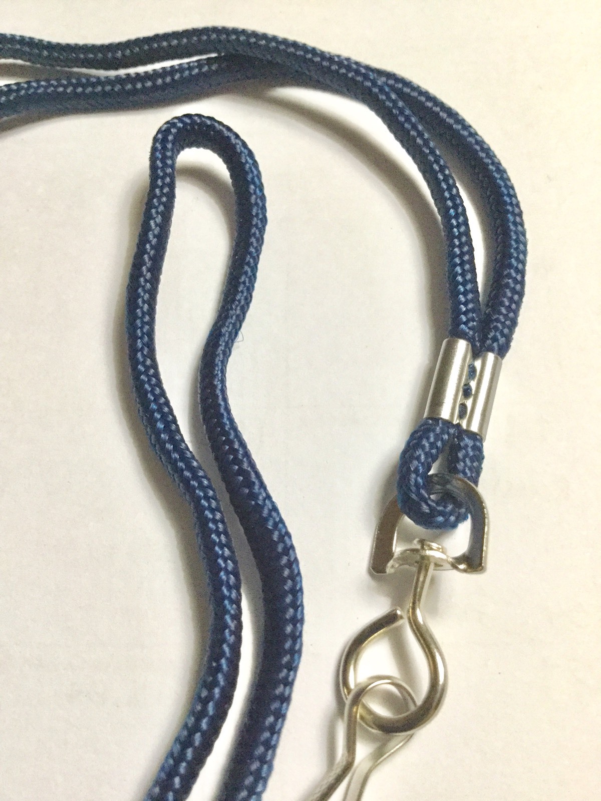 3 Blue Rope Lanyards For I.D. 36″ Rope