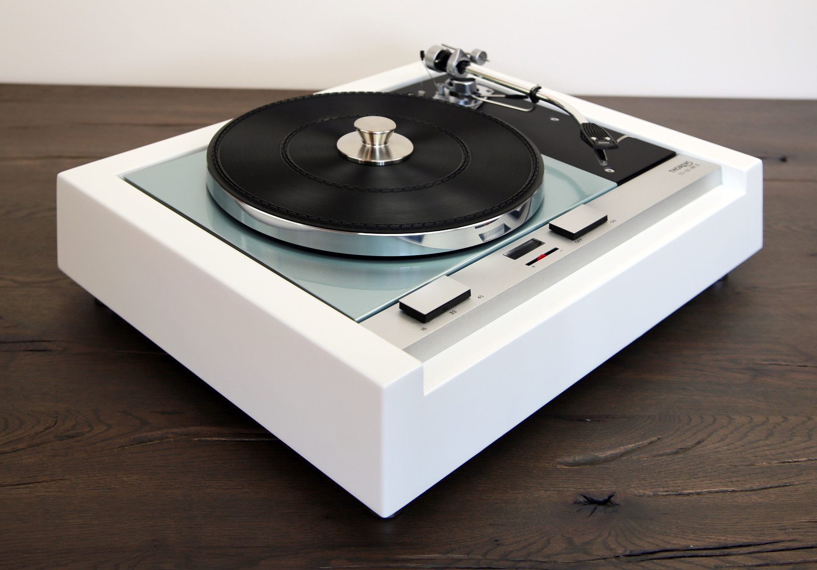 We Restore Your Thorens TD 125 Turntable Black Or White – Ice Blue