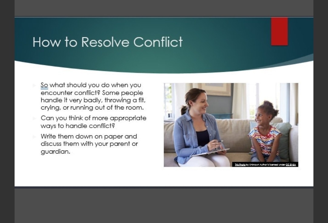 Conflict Resolution Lesson For Homeschool Or Regular School Kids, Counseling etc