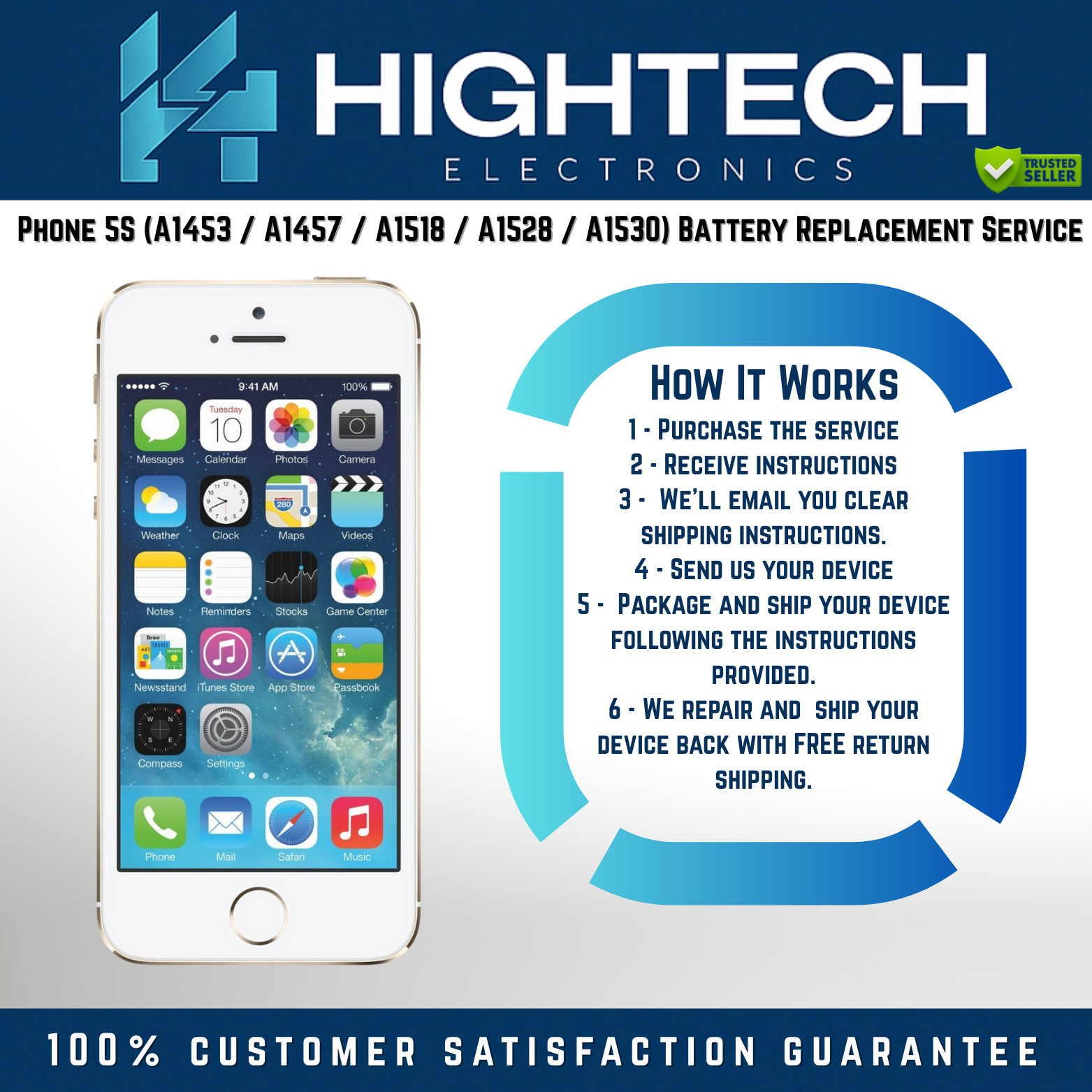 Phone 5S Battery Replacement Service Repair