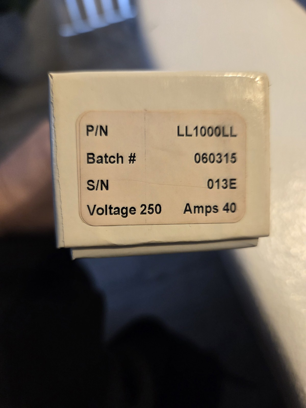 Laser Welder YAG Flash Lamp tube P/N: LL 1000 LL, 250 V 40 AMP, 14.75 ” , New