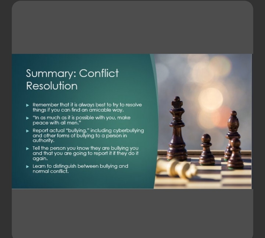Conflict Resolution Lesson For Homeschool Or Regular School Kids, Counseling etc