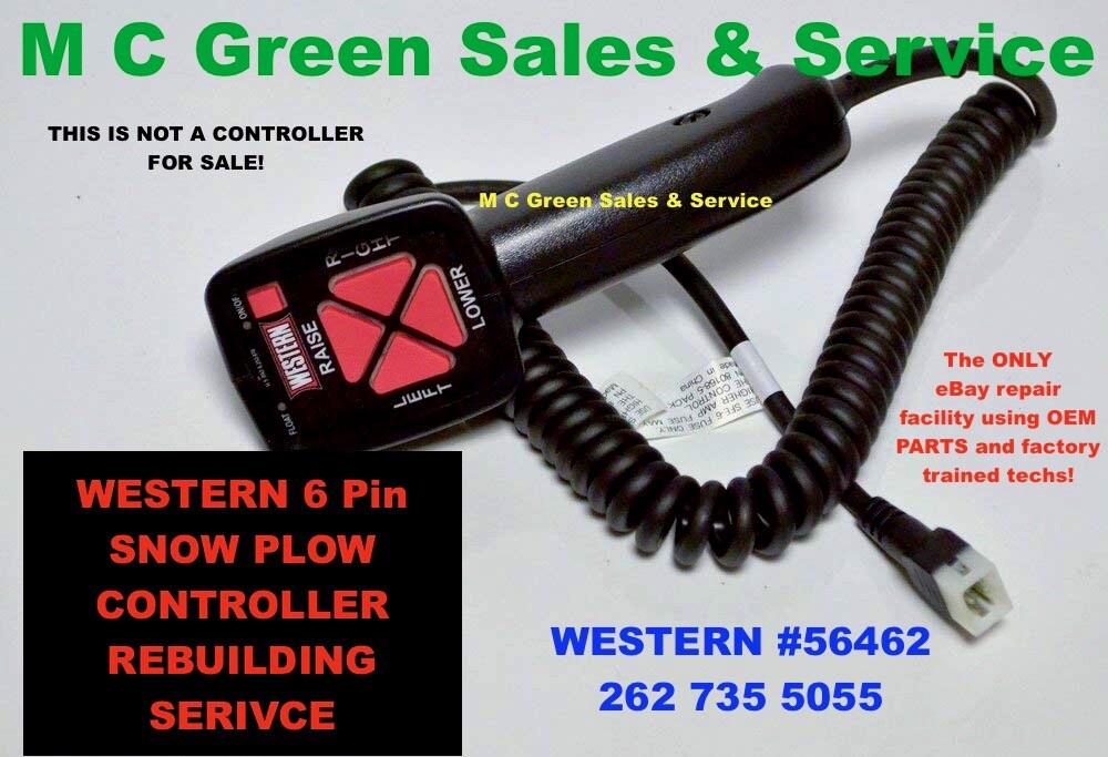 BEST REBUILDING SERVICE – WESTERN CAB COMMAND SNOW PLOW 6 PIN CONTROLLER REPAIR