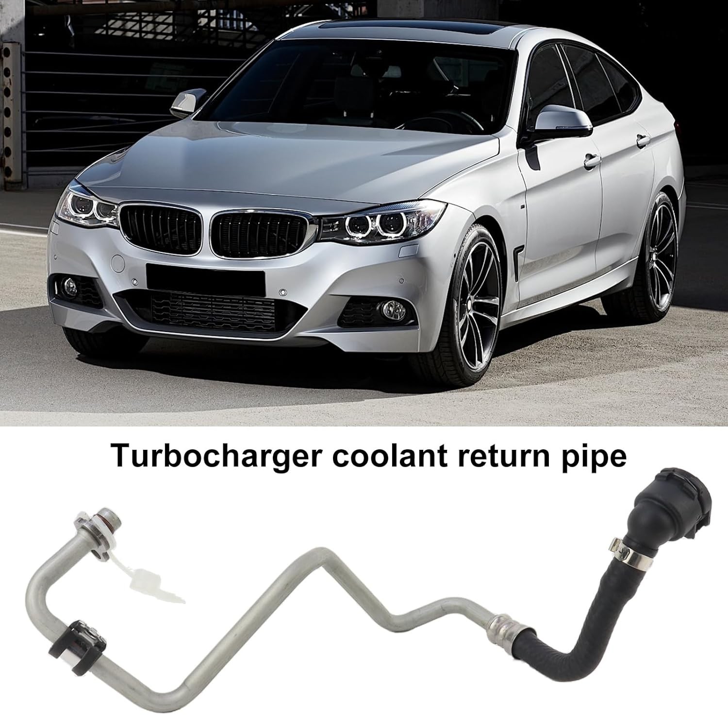 11537643226 Turbocharger Coolant Return Line Hose For BMW X4 1 2 3 4 6 7 Series