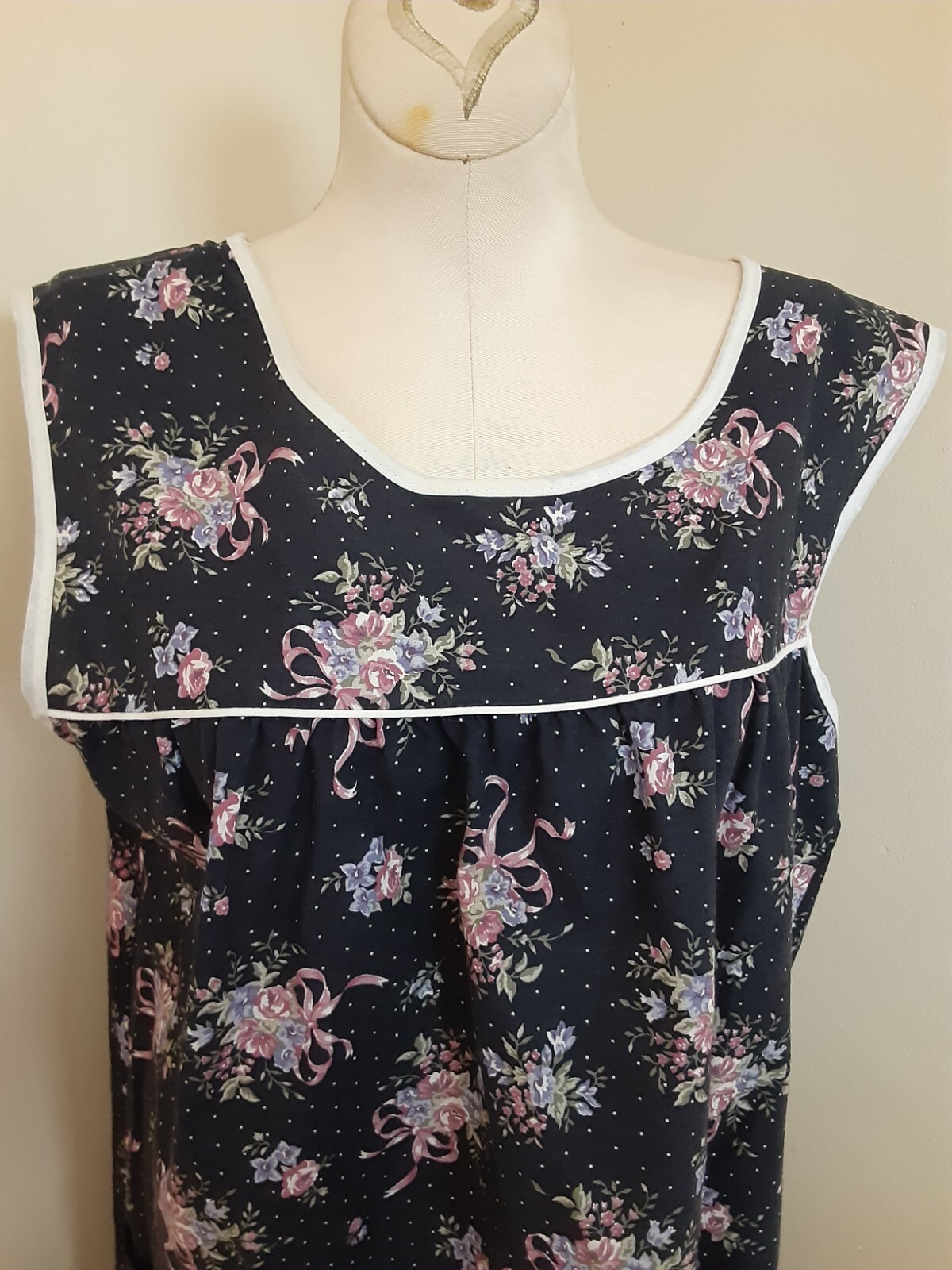 Vintage Village Inn Fashions House Dress Muu Muu Sleepwear Lounge Dress Duster 2