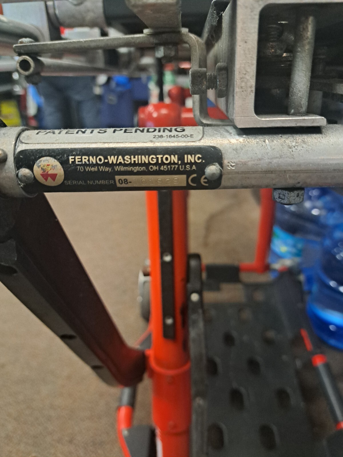 Used Red Ferno Stretcher