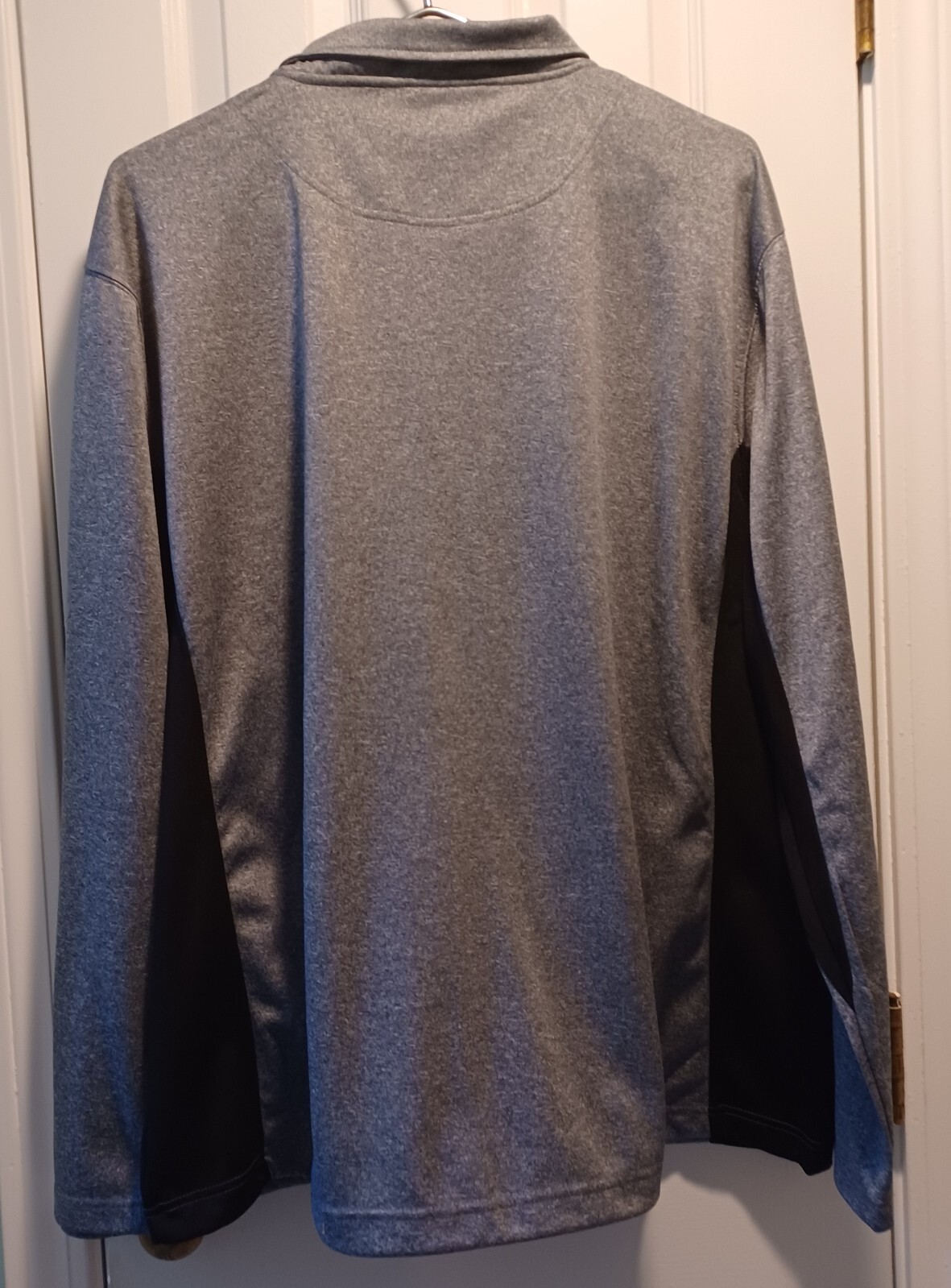 Vansport Performance Jacket Men’s Size 2X Gray Front Zip ESPN Logo Long Sleeved