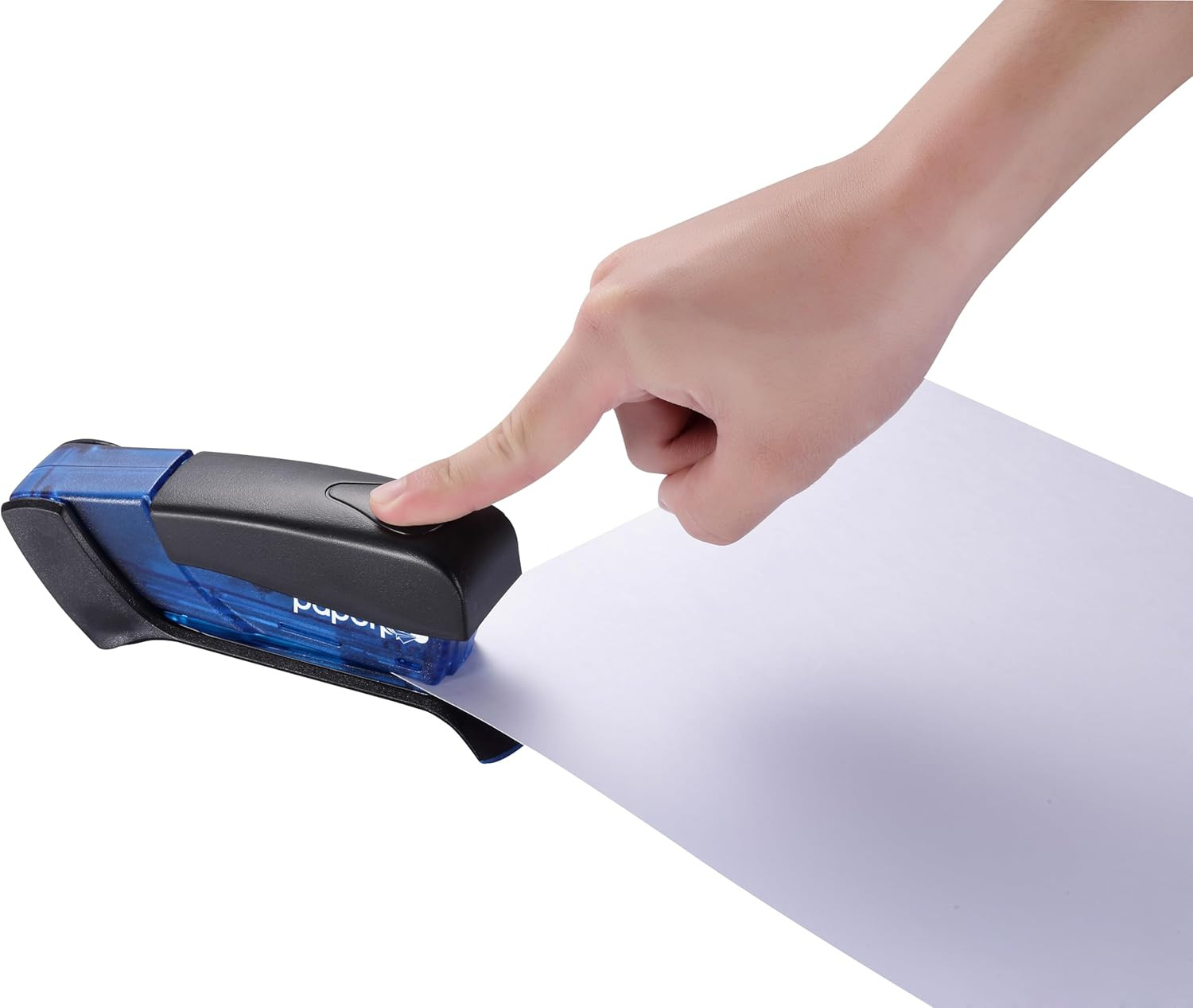 Paper Pro Compact Classic No Effort, One Finger, 80% Easier Staplers – Great for
