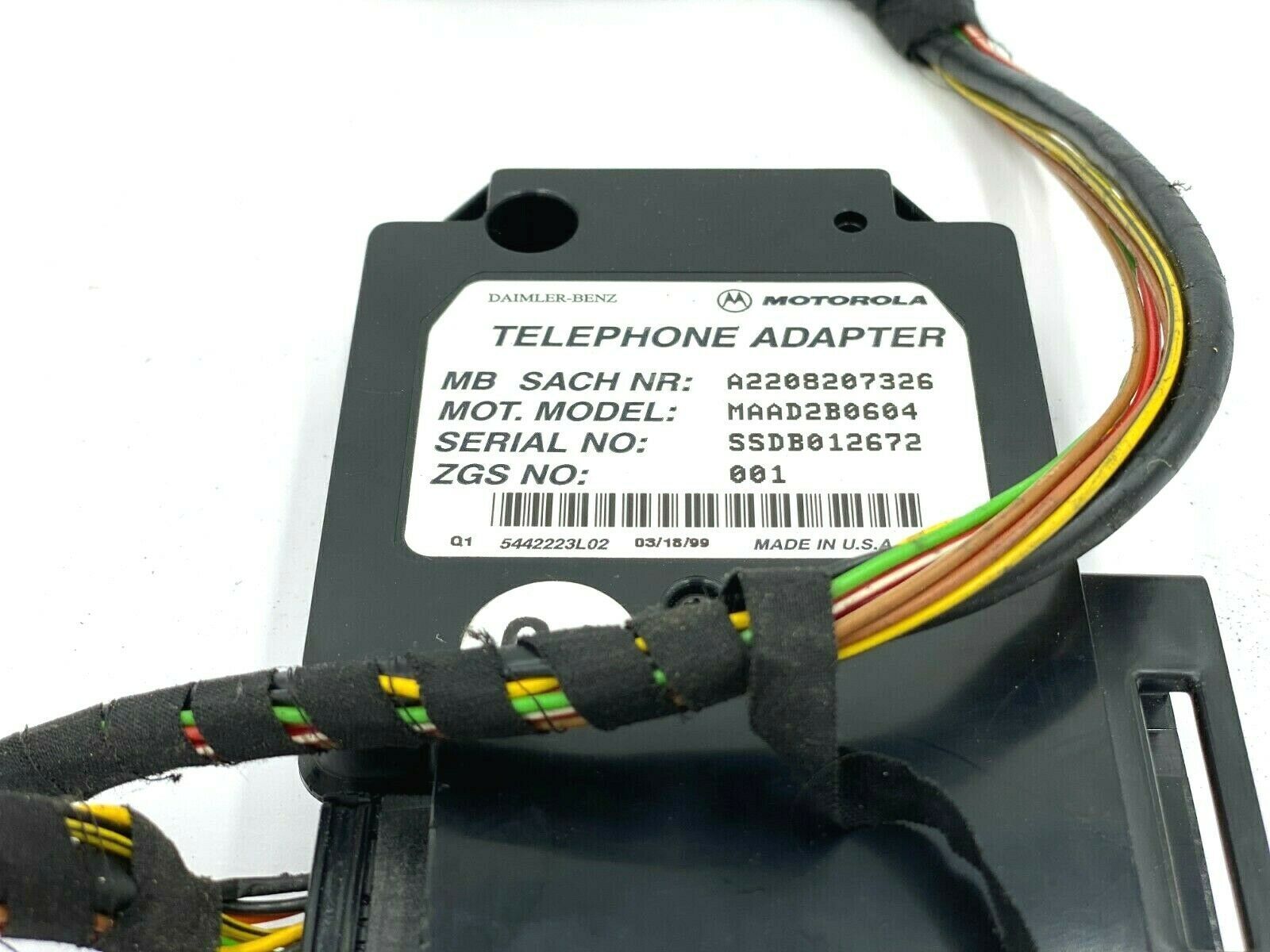 2208207326 Electronic Module for MERCEDES-BENZ S-CLASS (BM 220) SEDAN