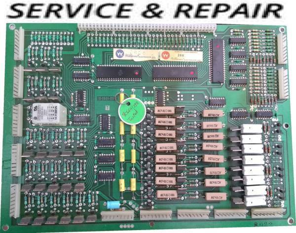 WILLIAMS DRIVERBOARD UNLOCK Repair Service Flat Rate for all 3-7 pinball systems