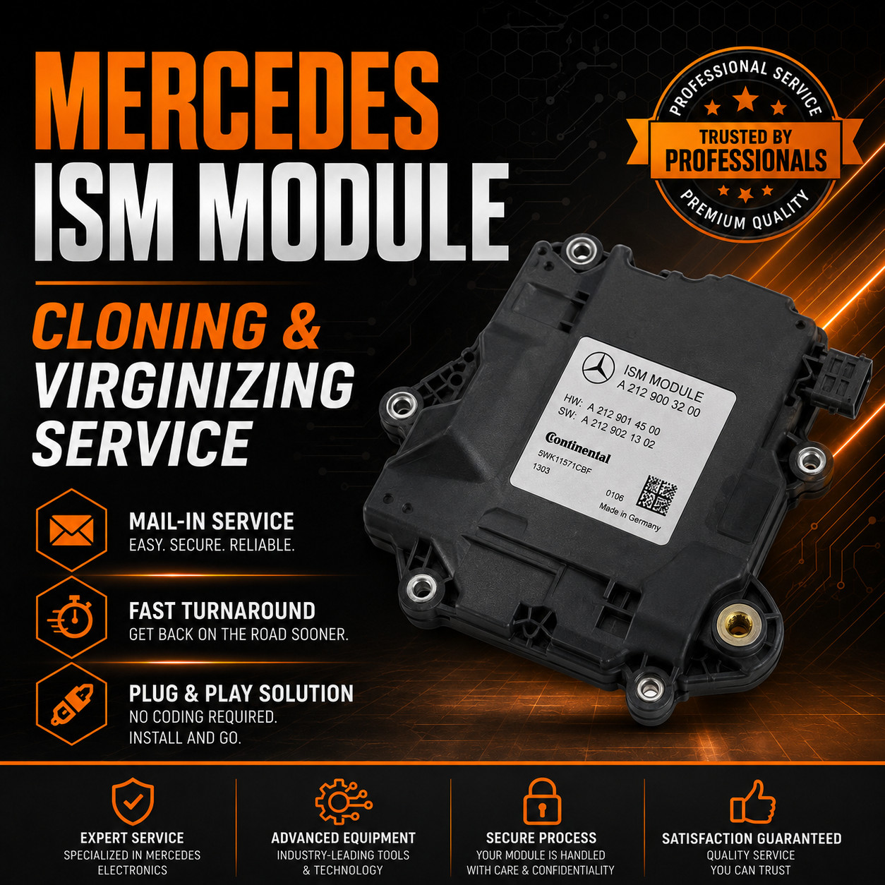 Mercedes-Benz ISM Cloning Service