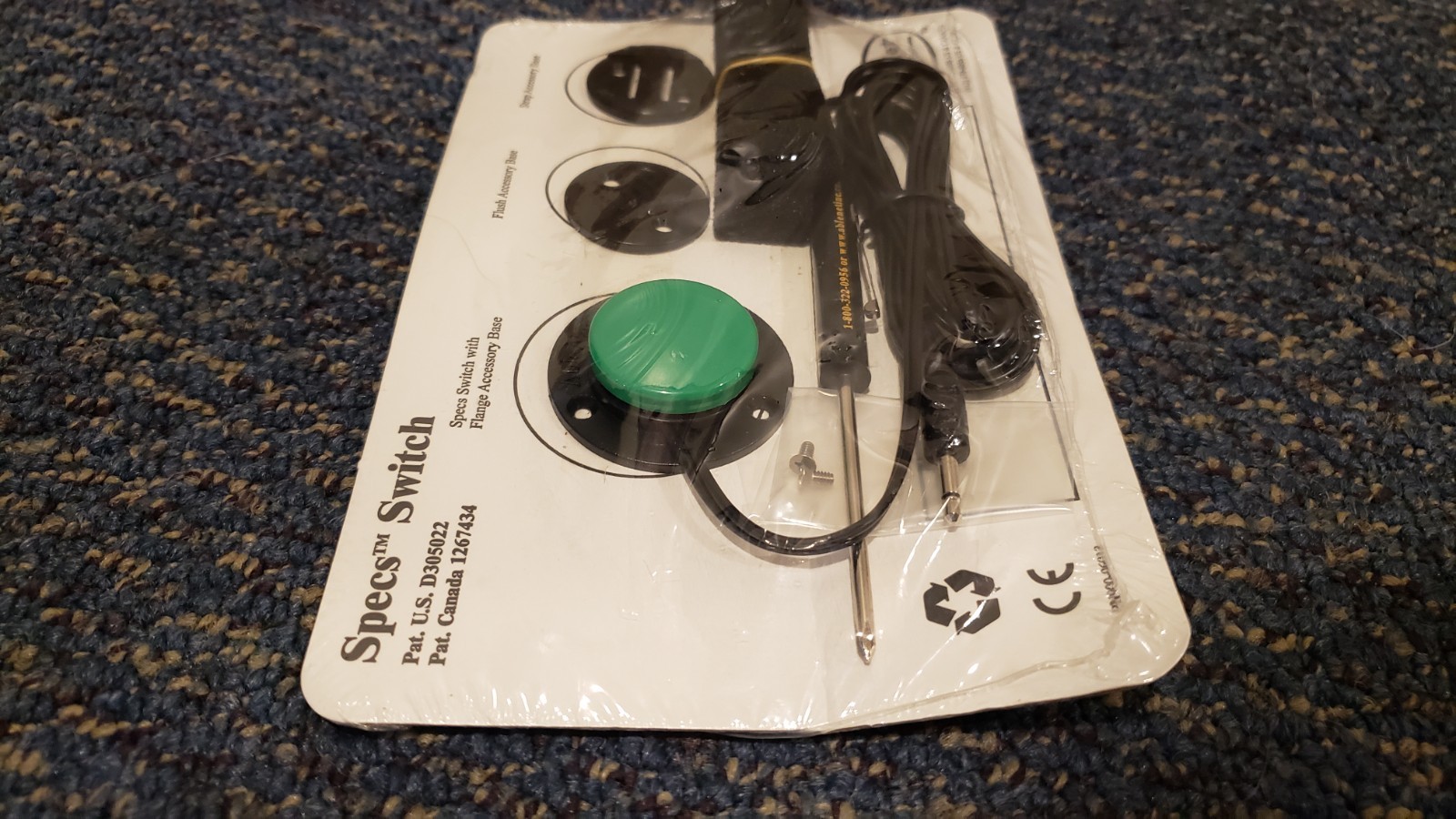 AbleNet Inc Specs Switch Green Button Switch Setup for Wheelchairs