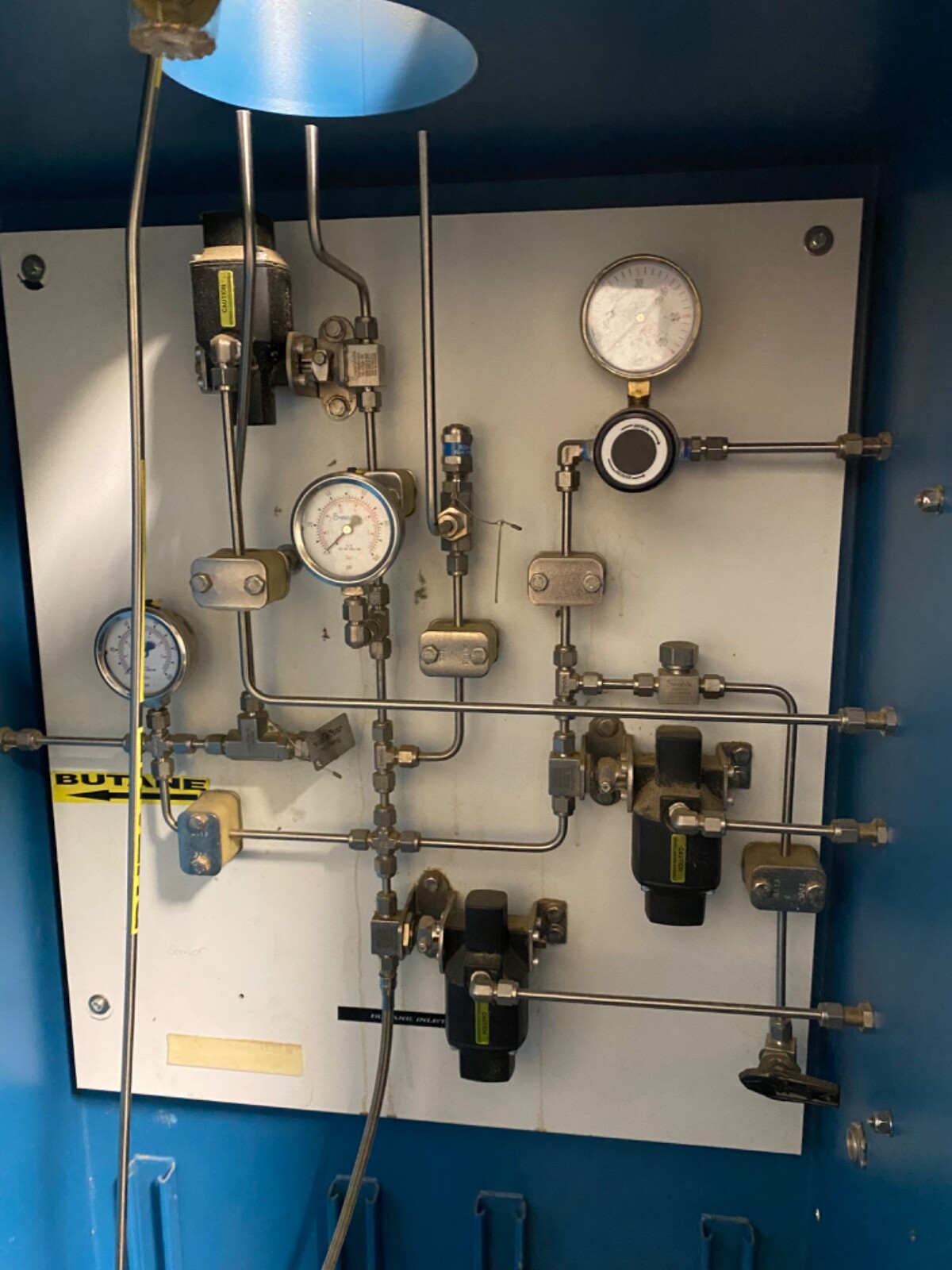 Swagelok LPG/ Butane/ Propane hydrocarbon gas cabinet for extraction BHO
