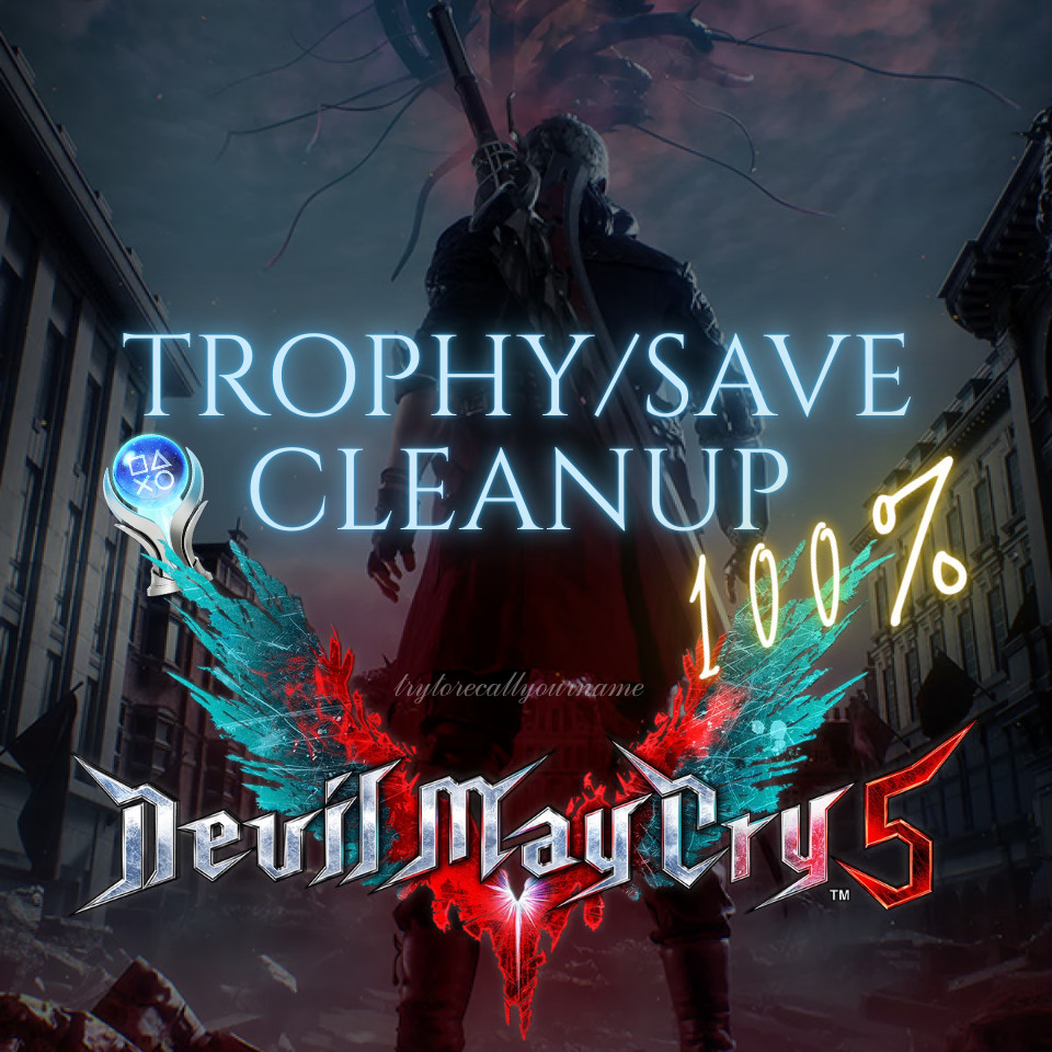 DEVIL MAY CRY 5 SPECIAL EDITION PS4/PS5 TROPHY CLEANUP SERVICE SPEEDRUN/PLATINUM