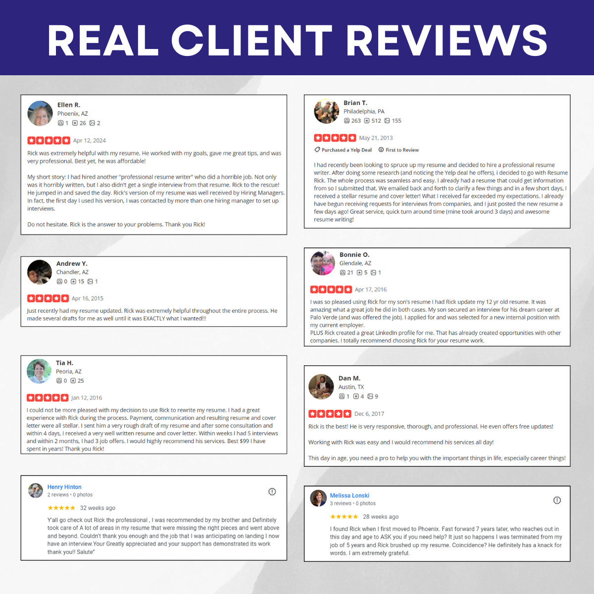 Experienced Professional Resume Writing EXPERT—Custom 1-Page Resume: $99