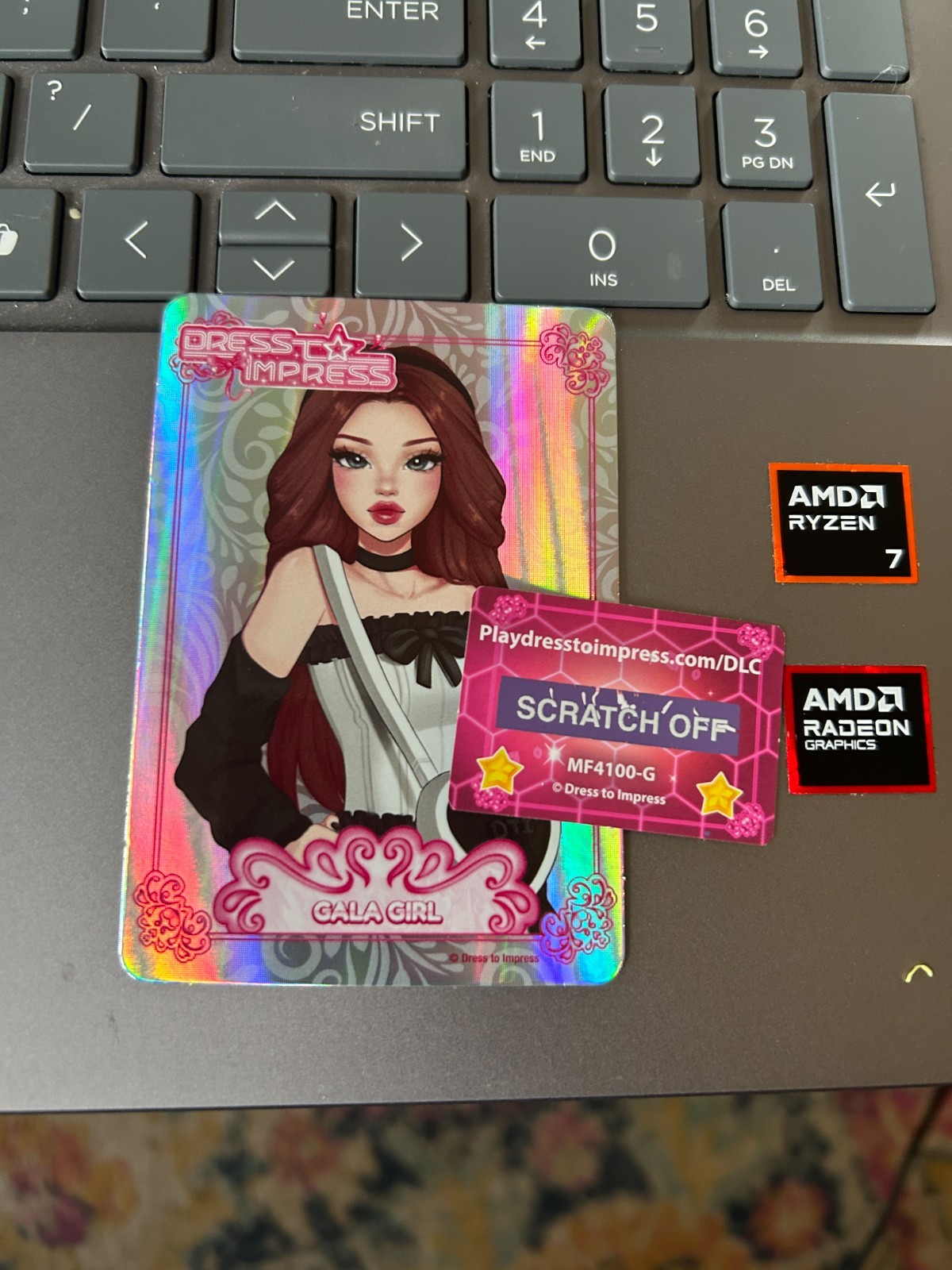 Dress To Impress DLC Gala Girl Toy Code G Sent Fast Via Ebay Msg
