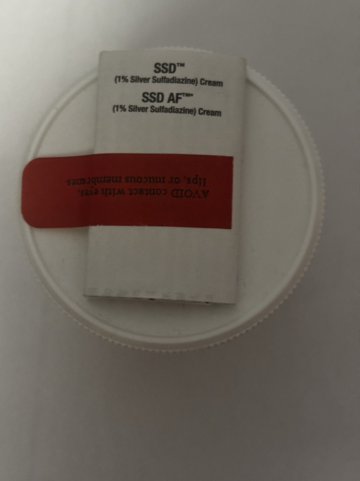 SSD Silver Sulfadiazine Cream, 1%, 50g Jar EXP: 08/2026 Sealed New