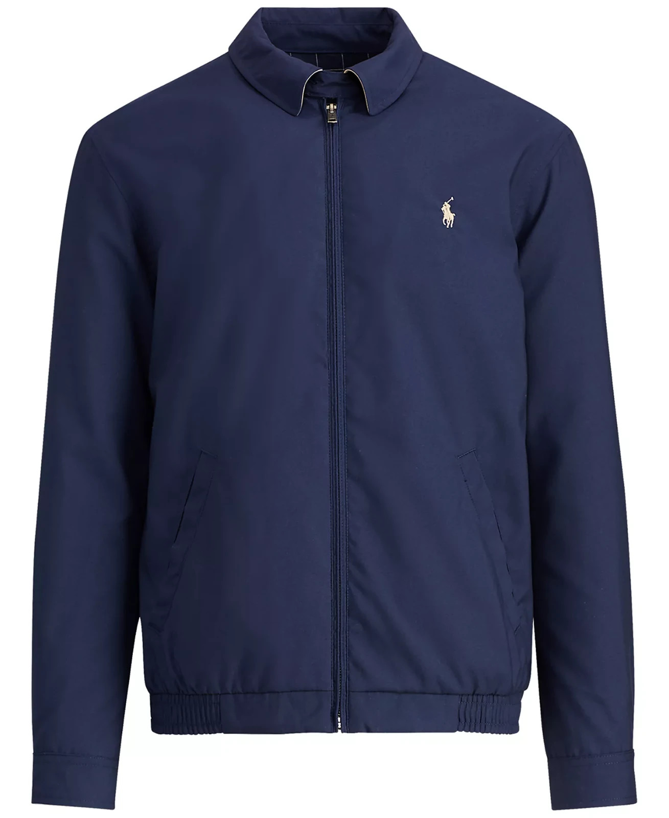 Polo Ralph Lauren Men’s Big & Tall Jacket Bi-Swing, Windbreaker 5XB Navy Blue