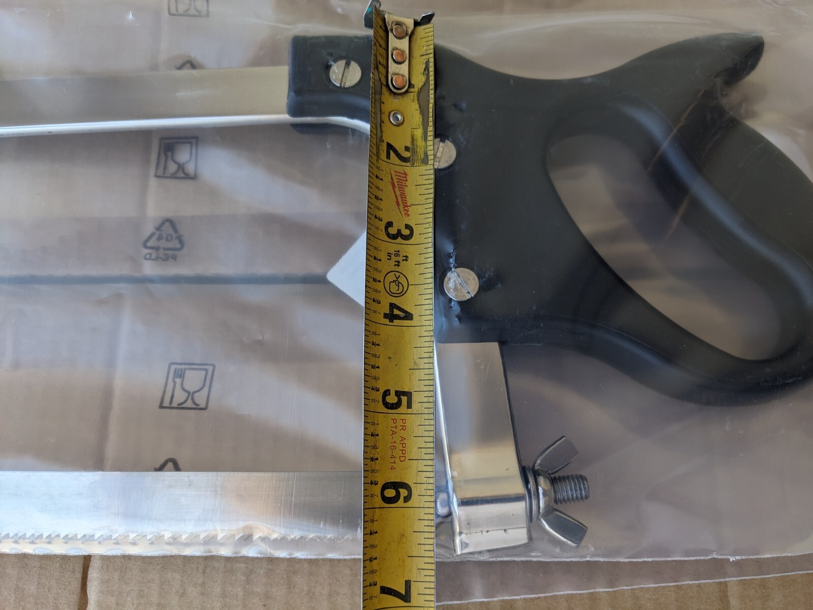 butcher frozen saw , Saw for frozen foods, stainless steel