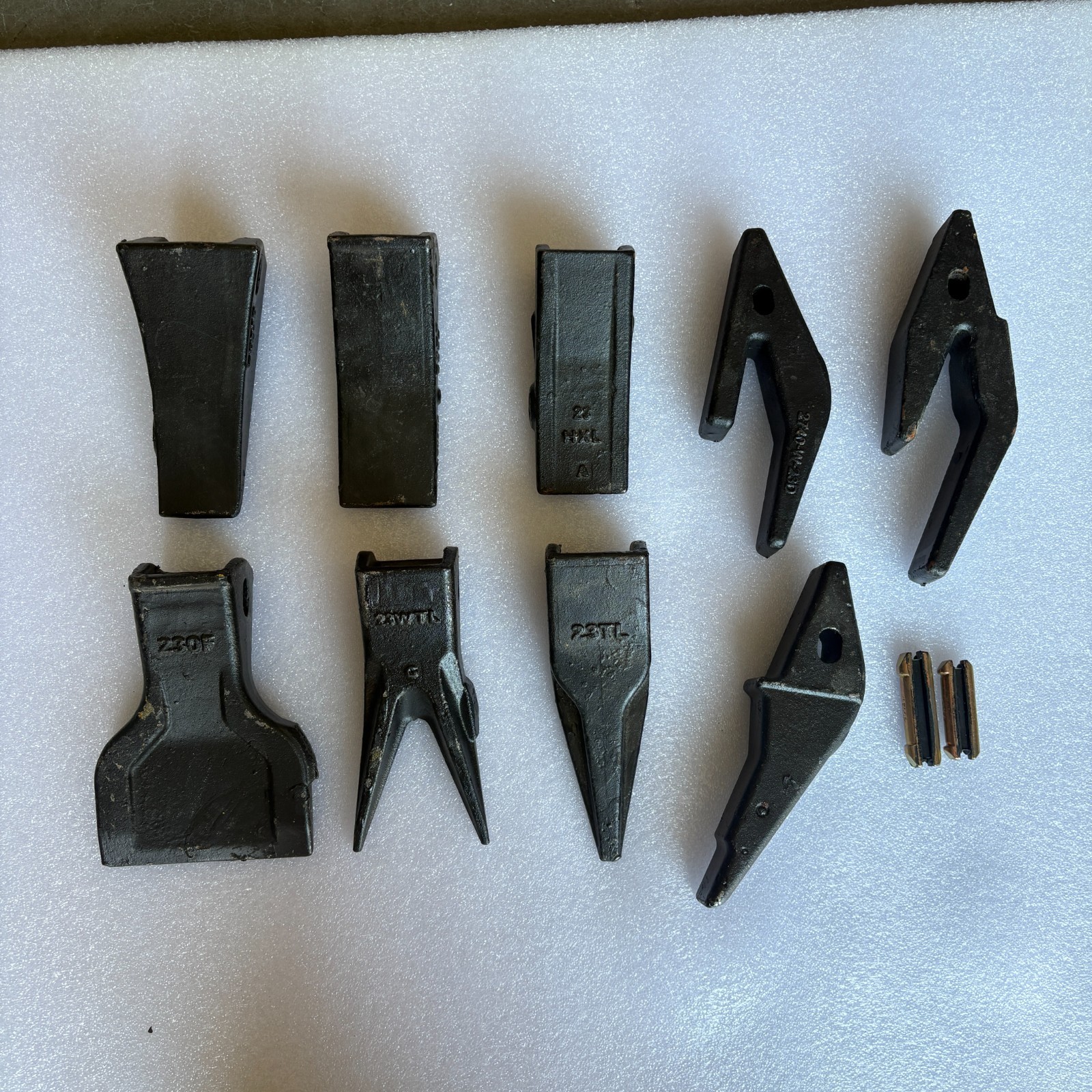 2300FL Adapter Shanks 23TL Teeth TF23 Pin Fits For 230 23 2300 SERIES BACKHOE