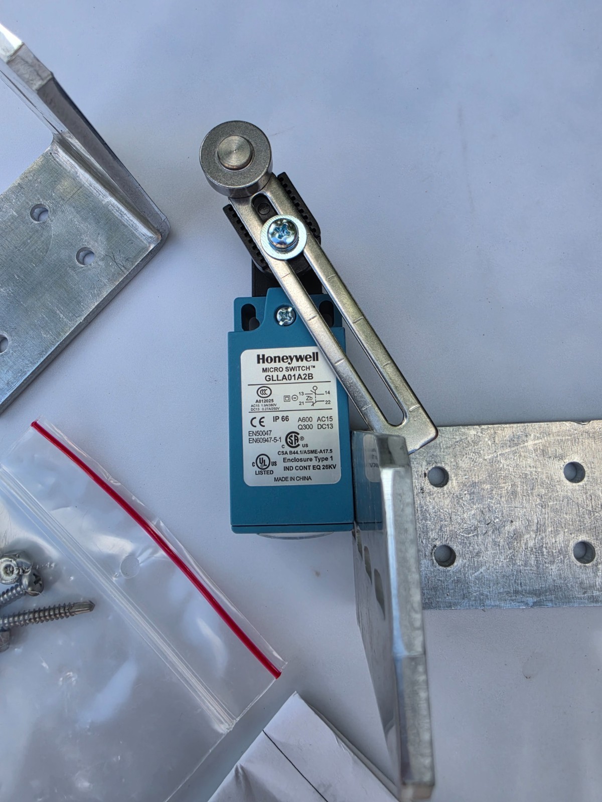 micro switch GLLAO1A2B, honeywell
