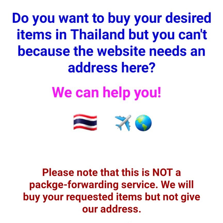 Thai supplier service for US EU & other international resellers / bulk buyers