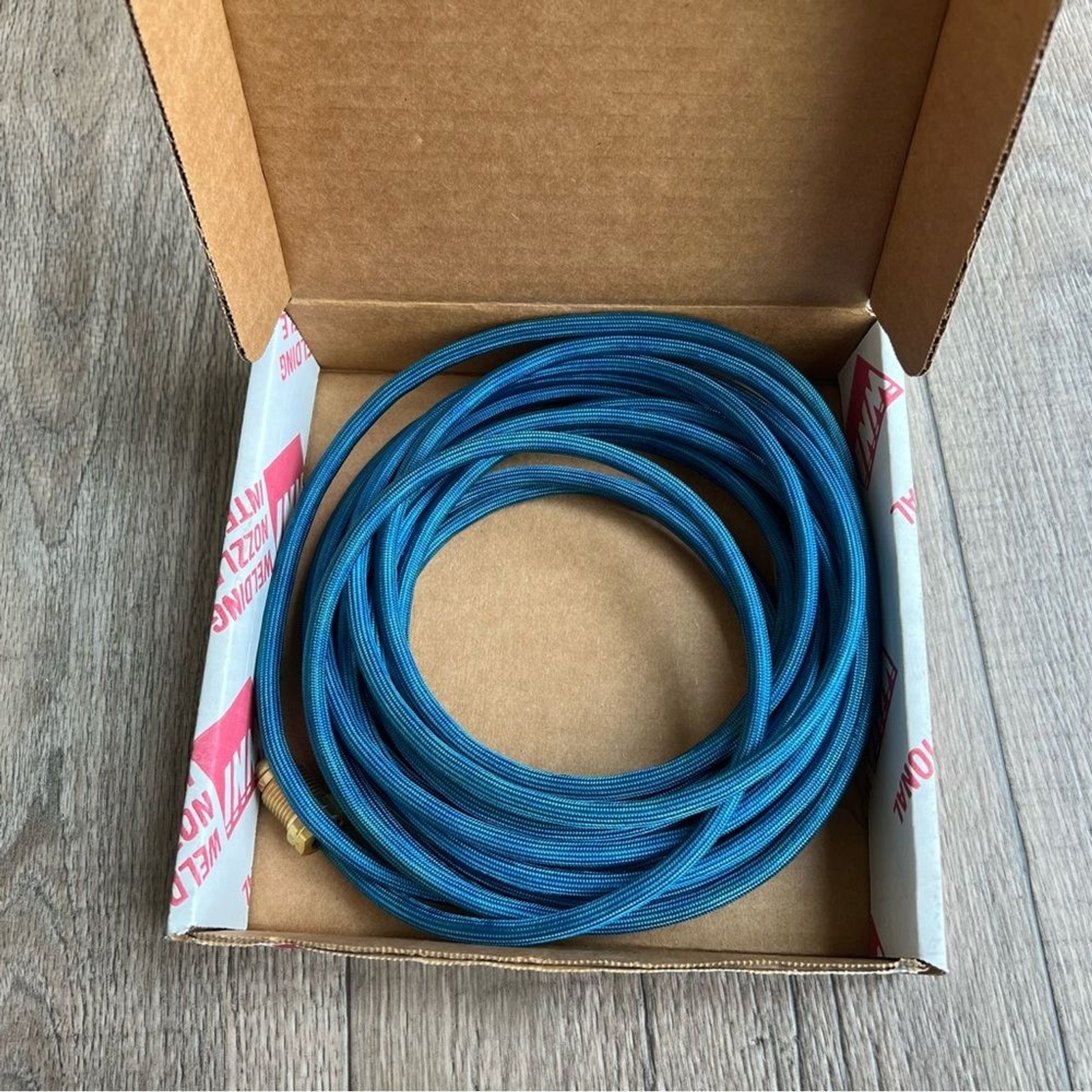Welding Nozzle International 25 foot braided water hose 45V08R blue