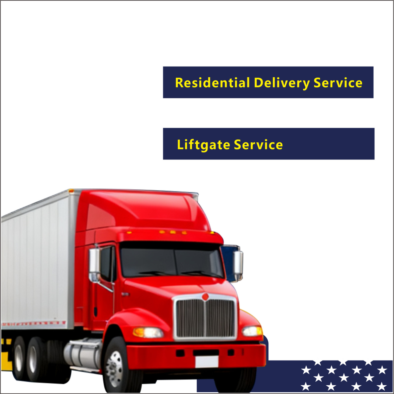 Residential delivery service and liftgate service