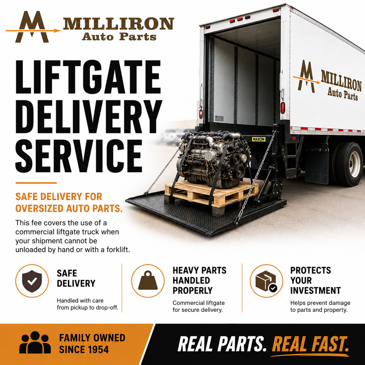 Liftgate Service & Residential Address Delivery Fee Surcharge For USA Buyers