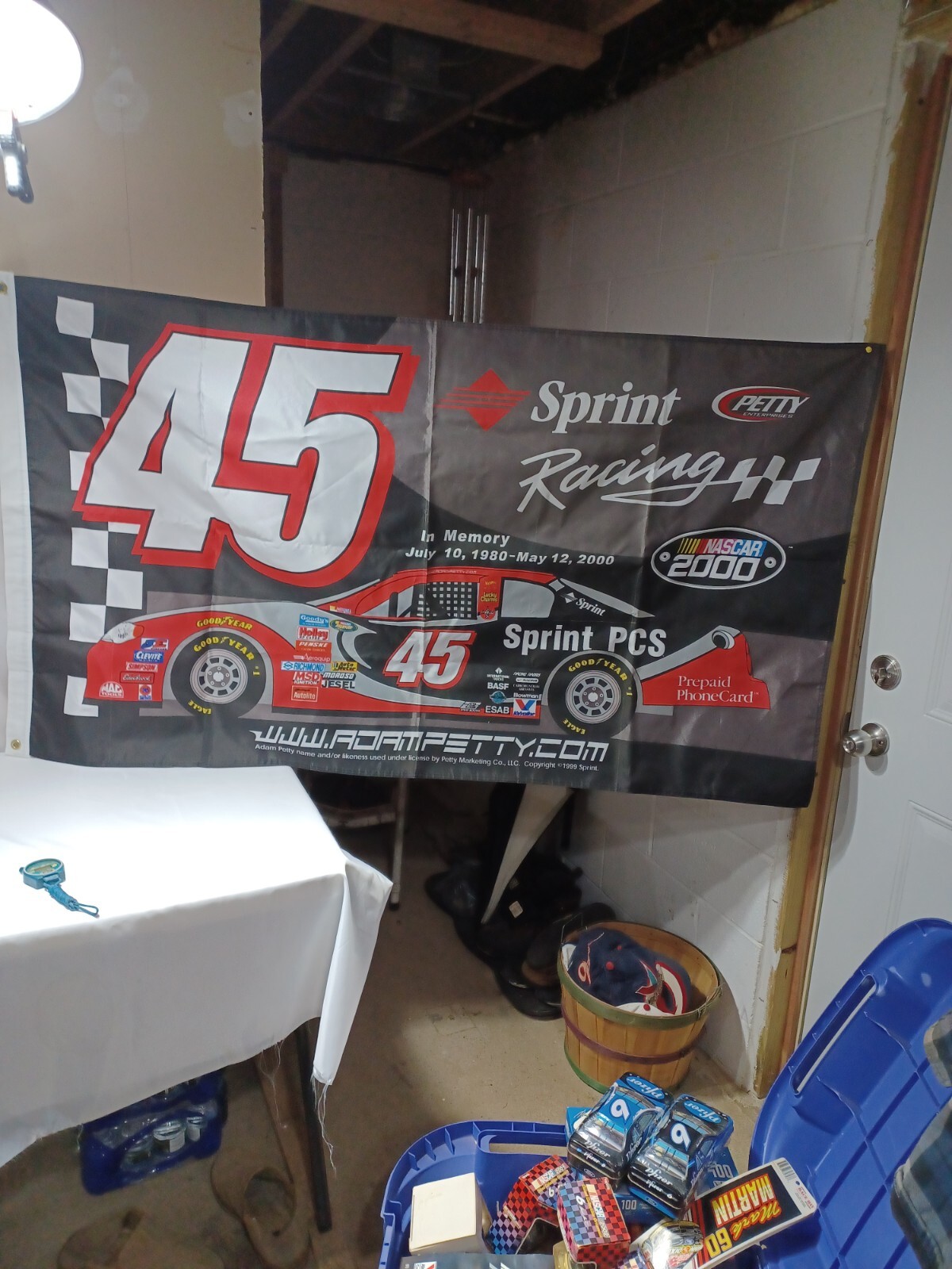 A Flag In honor of one who gave his all/ Adam Petty