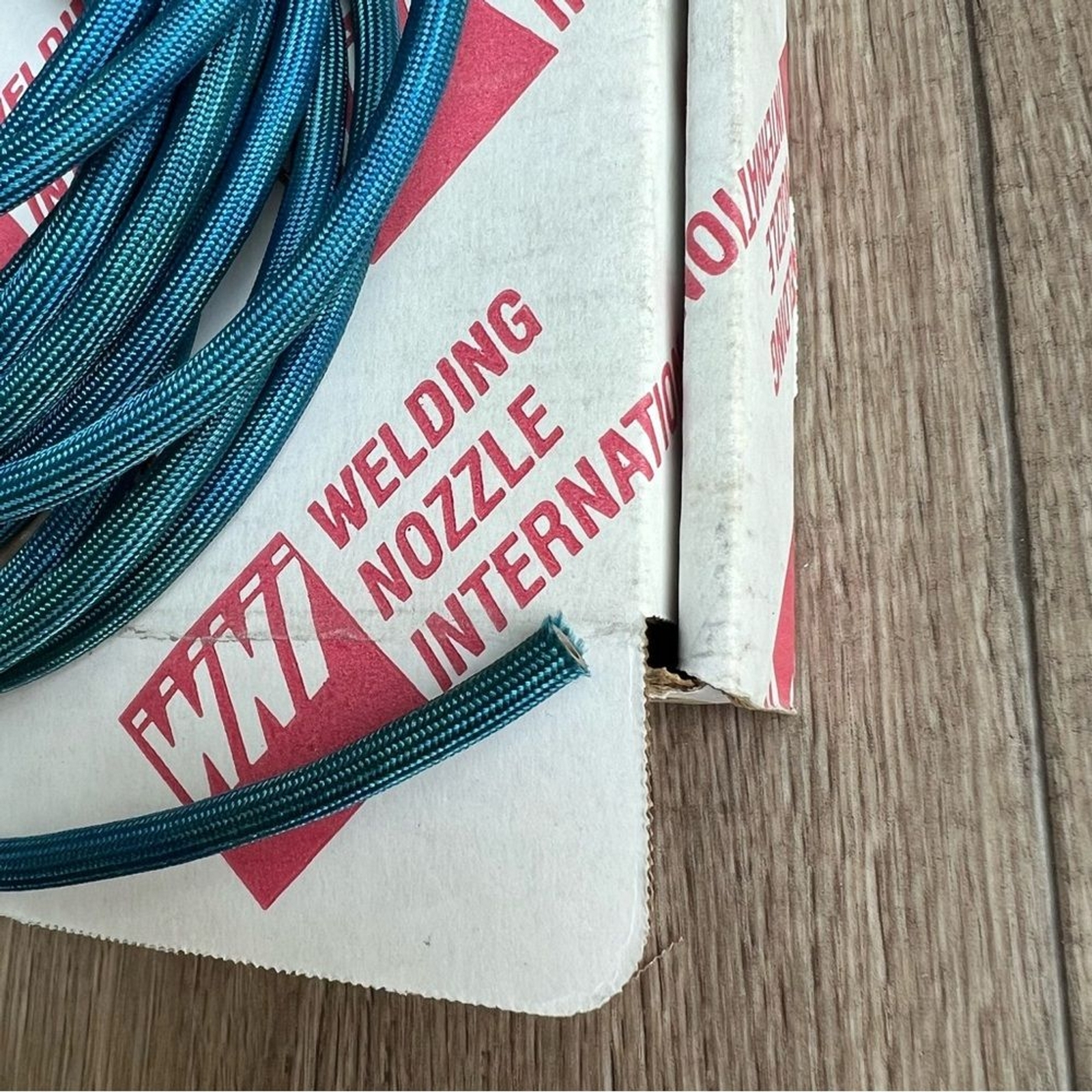 Welding Nozzle International 25 foot braided water hose 45V08R blue