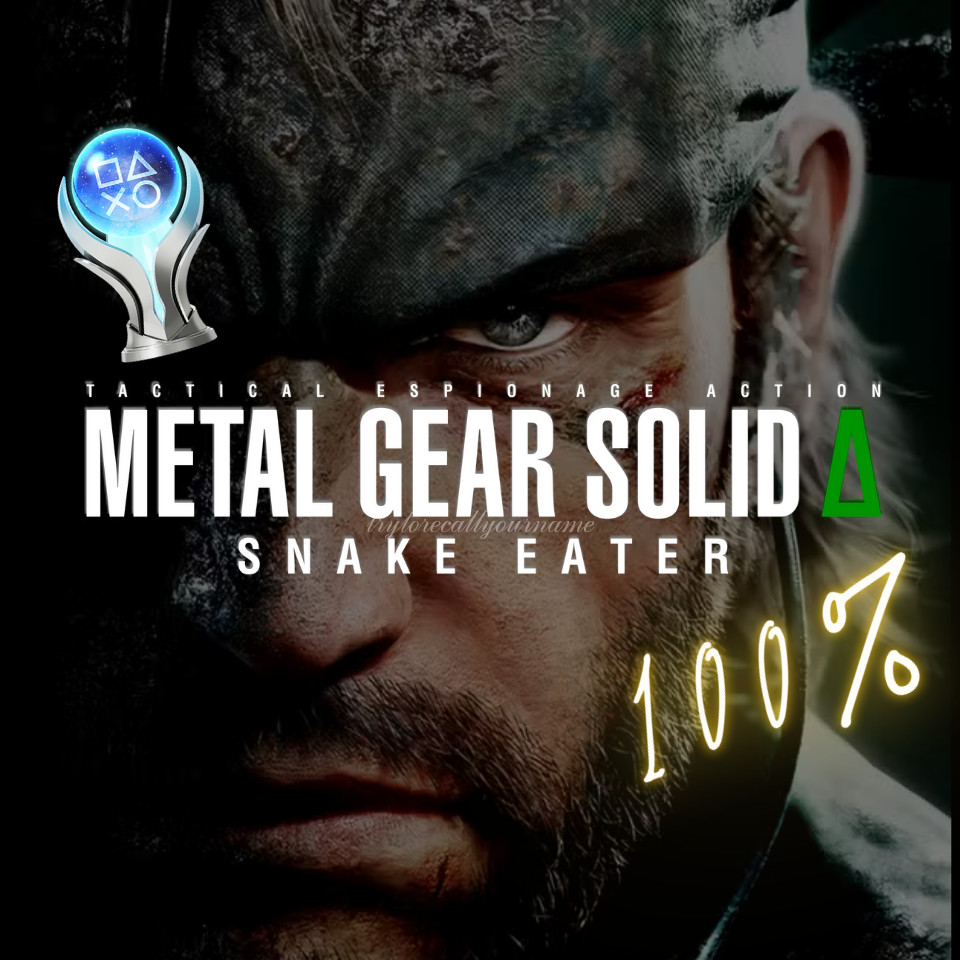 Metal Gear Solid Delta: SNAKE EATER PS5 Platinum Trophy Service SPEEDRUN LEGIT