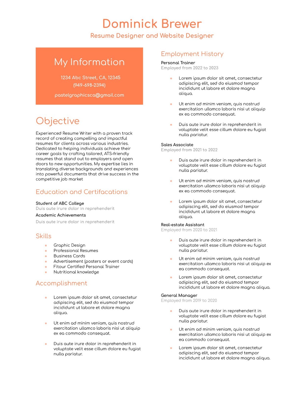 Professional resume writing services, Cover letter, LinkedIn