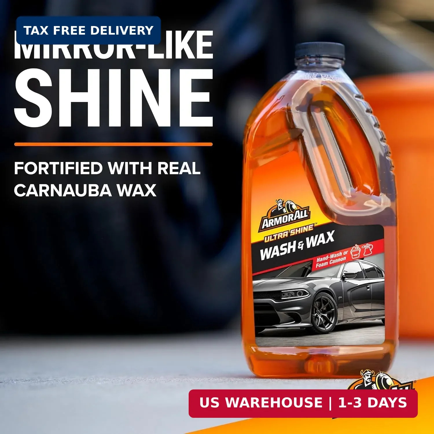 Armor All Ultra Shine Car Wash and Wax by All, 64 Fl Oz (Pack of 1)