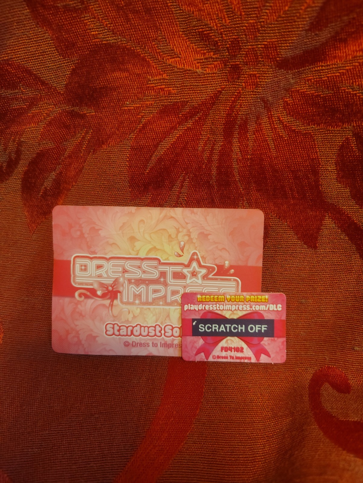 Dress To Impress Toy Code Stardust Softie DLC Only Sent Fast Via Ebay Message