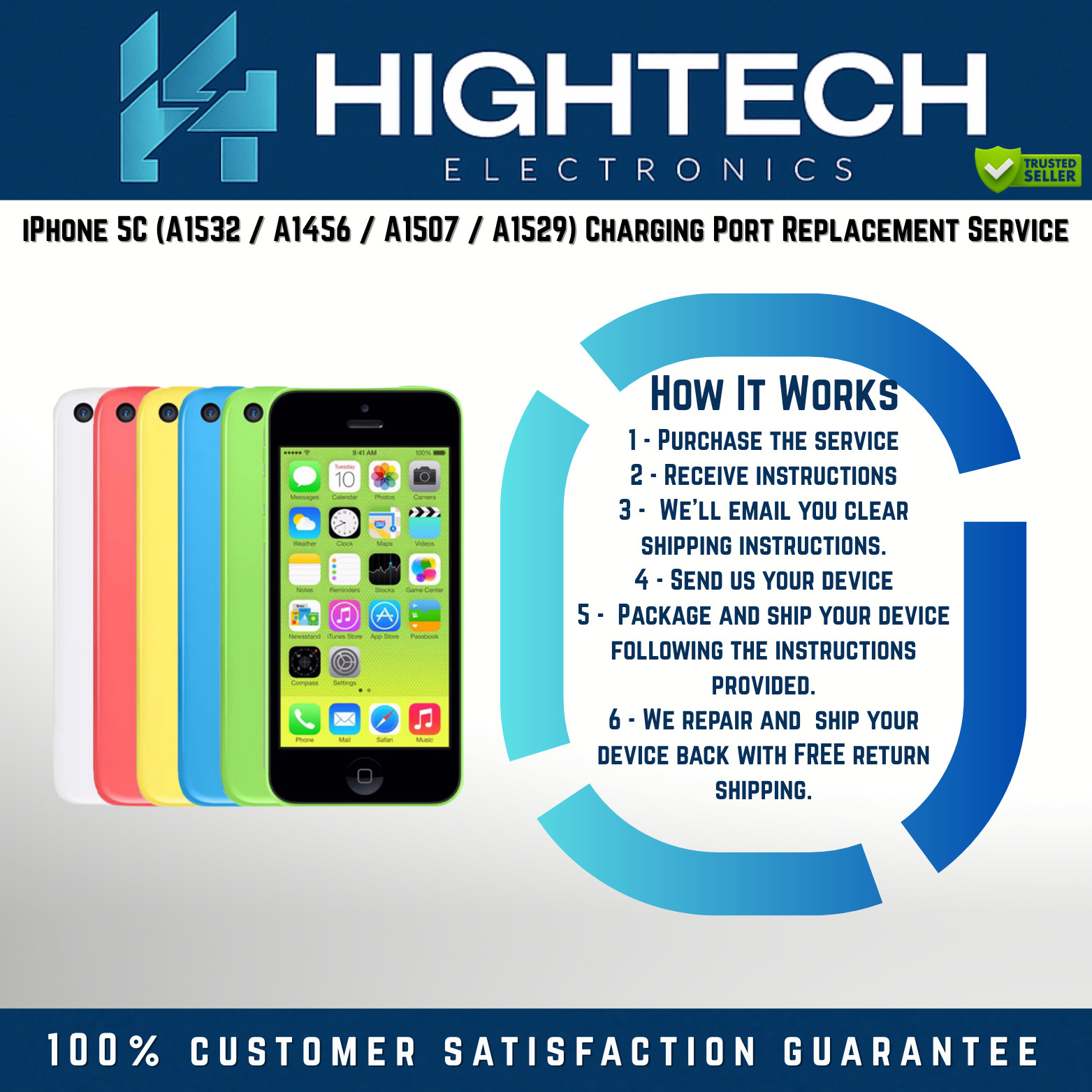 iPhone 5C Charging Port Replacement Service Repair