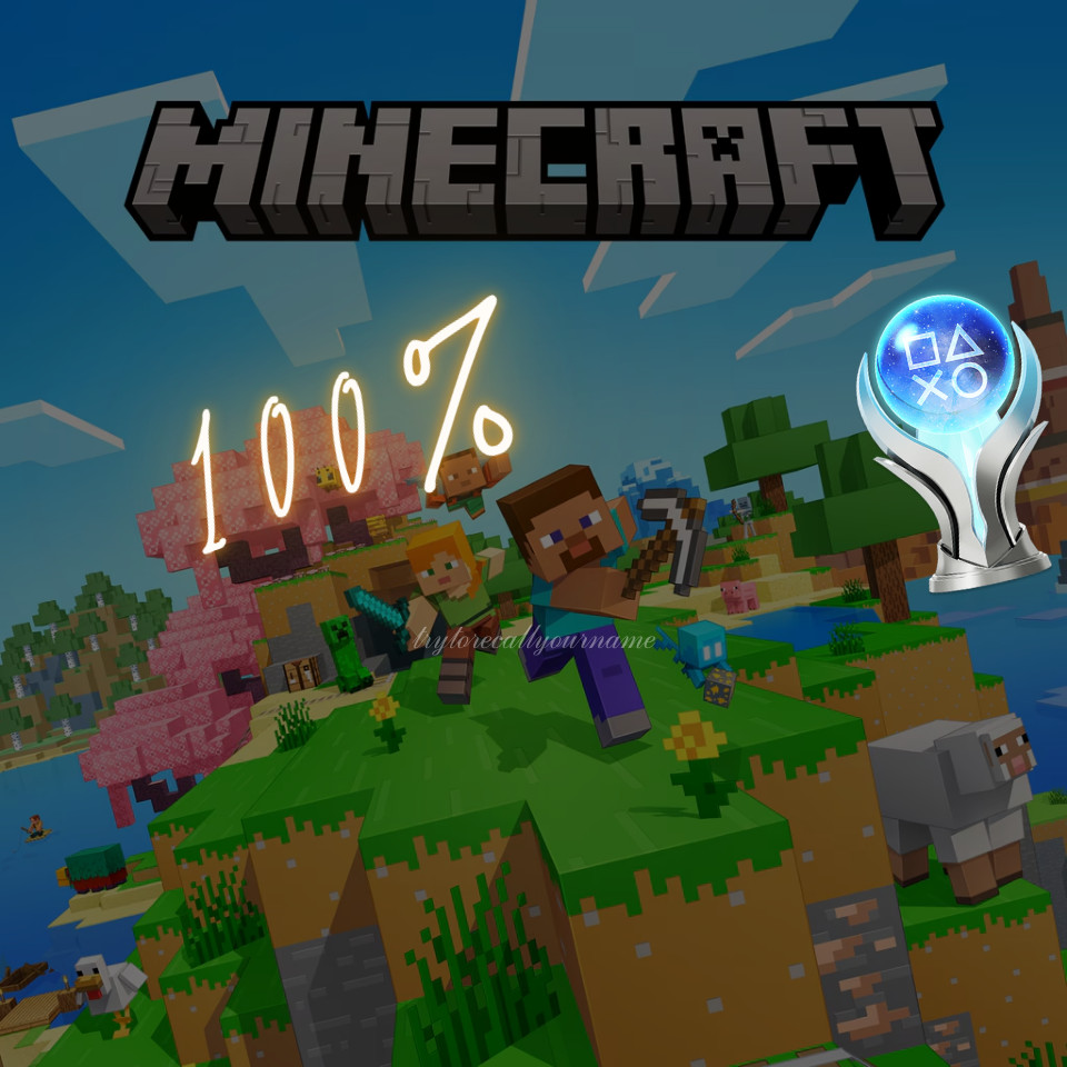 MINECRAFT PS5 + ALL DLC’S Platinum Trophy Service FAST LEGIT SAFE