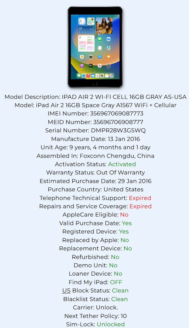 Apple Device Service SIMLOCK|BLACKLIST| ICLOUD STATUS|Carrier|Find My Iphone