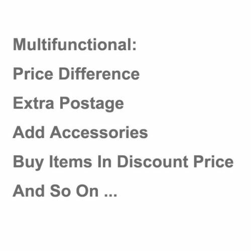 Add Accessories & Extra Postage & Price Difference & Buy Items In Discount Price