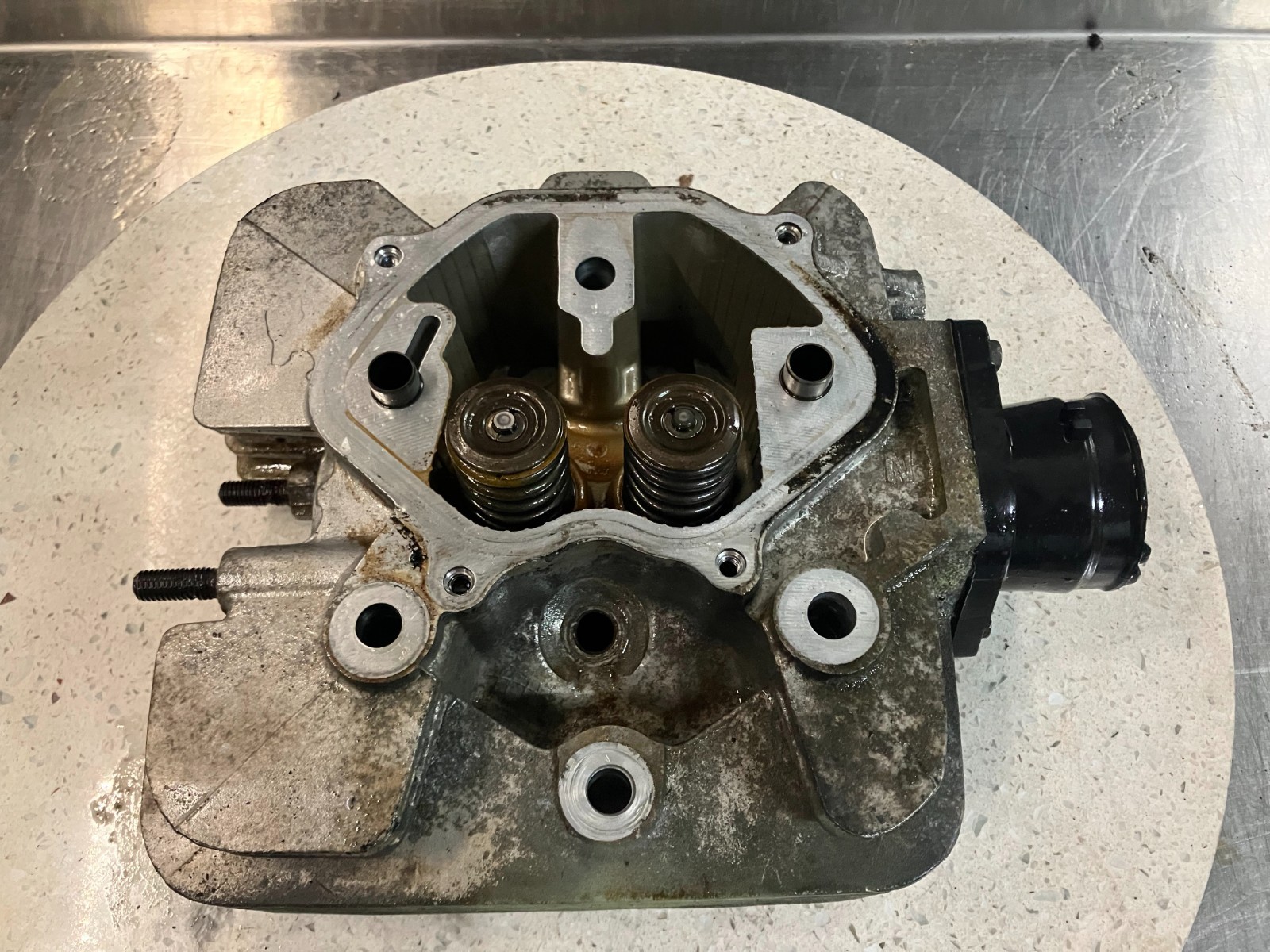Honda TRX 450 Cylinder Head Valve Seat Cut FREE SHIPPING (B)