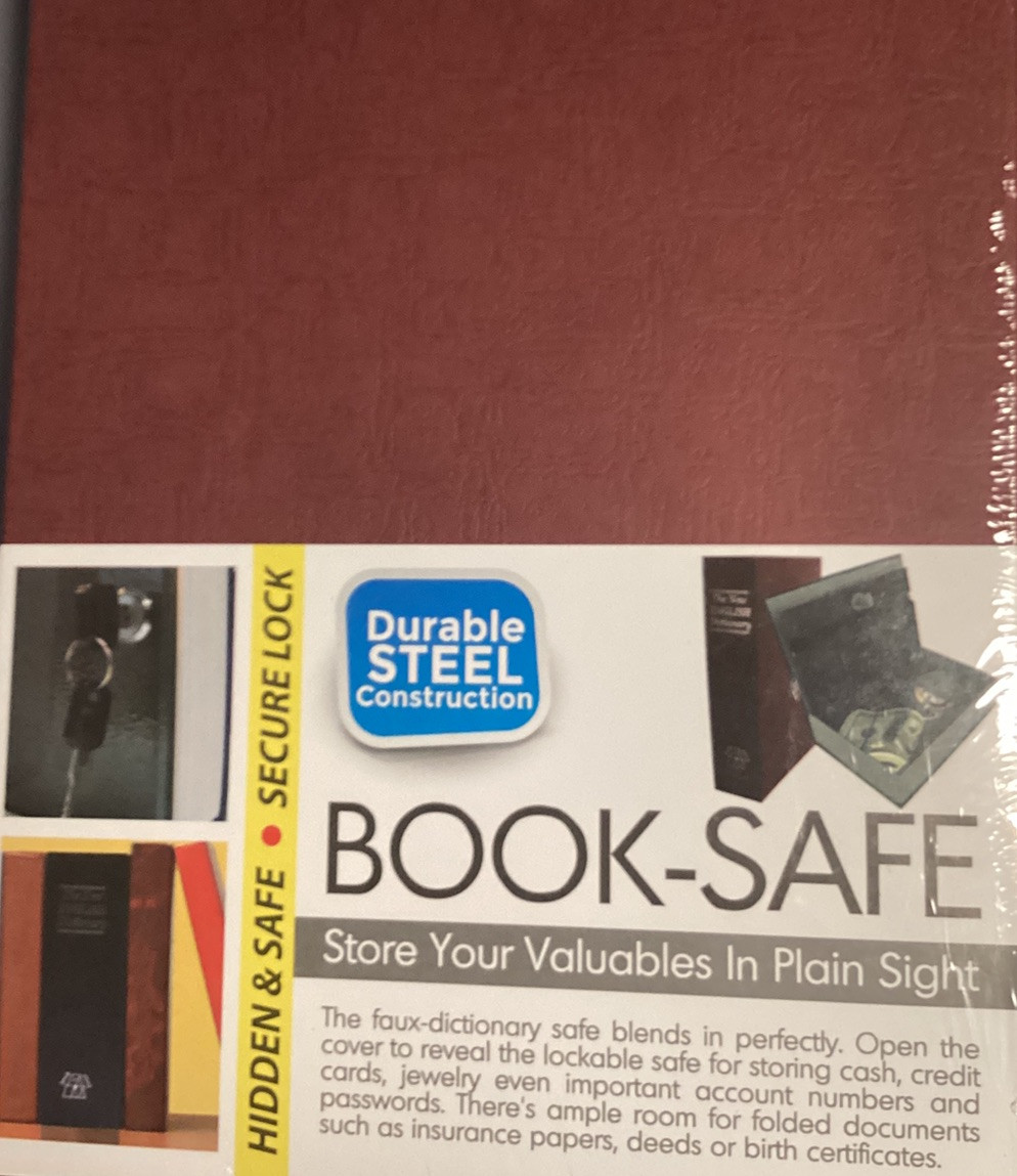 Durable Steel Book Safe