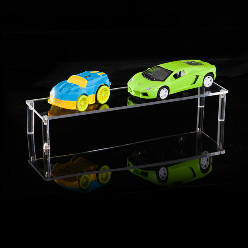 Acrylic Display Stand Toy Model Car Accessories Transparent Perspex Shelf