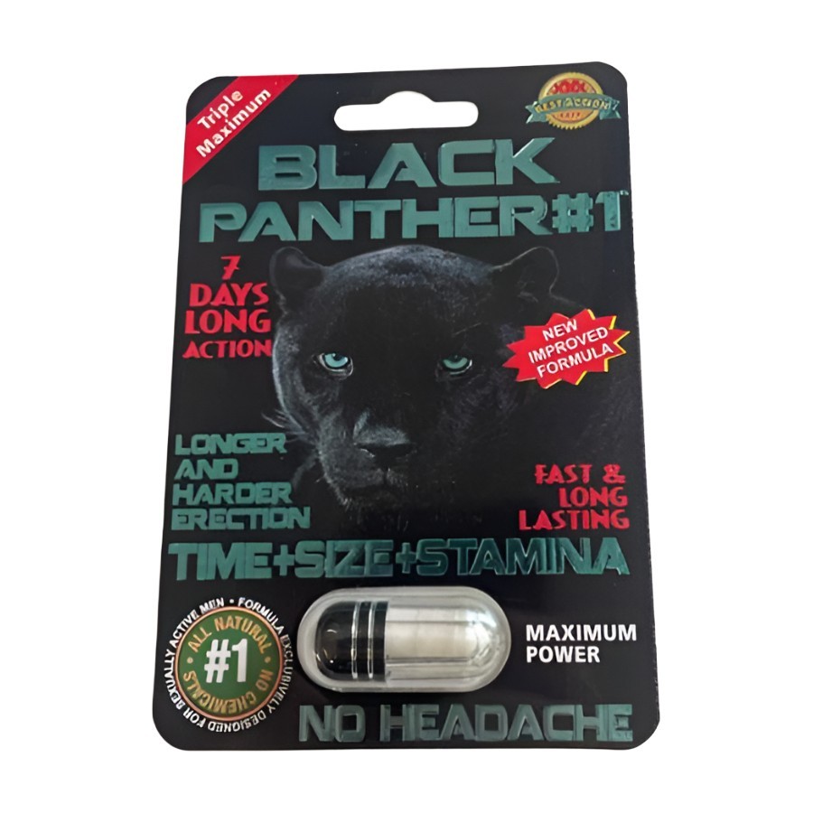 Black Panther Single Male Enhancerr (1ct)